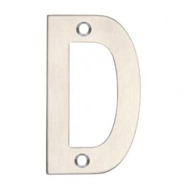 Litera "D" 75 mm stal nierdzewna