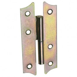 Zawias 395-4" ocynk żółty Prawy