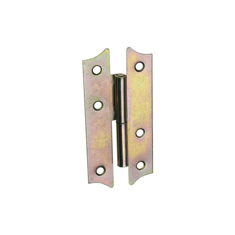 Zawias 395-3" ocynk żółty Prawy