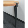 Noga do stołu stalowa grafitowa 76cm mod. G76 montaż bez wiercenia