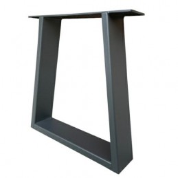 Noga podstawa stolika trapez wys. 38cm szara