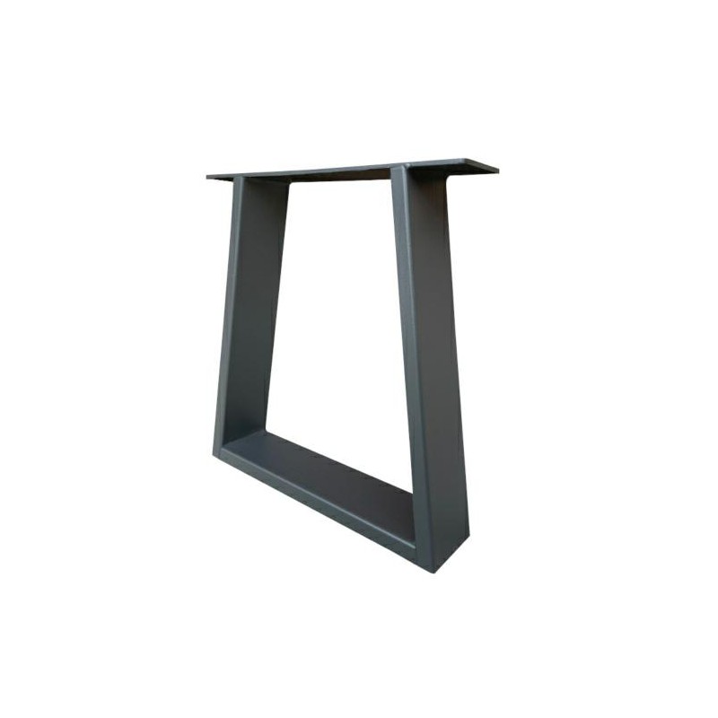 Noga podstawa stolika trapez wys. 38cm szara