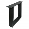 Noga podstawa stolika trapez wys. 38cm szara