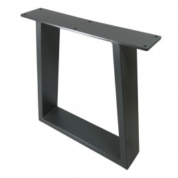 Noga podstawa stolika trapez wys. 38cm szara