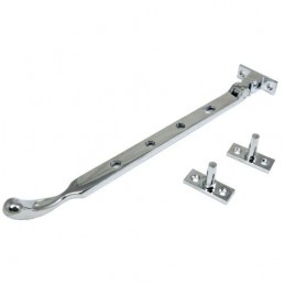 Ogranicznik okienny Blokada otwarcia 250mm Casement Bulb chrom
