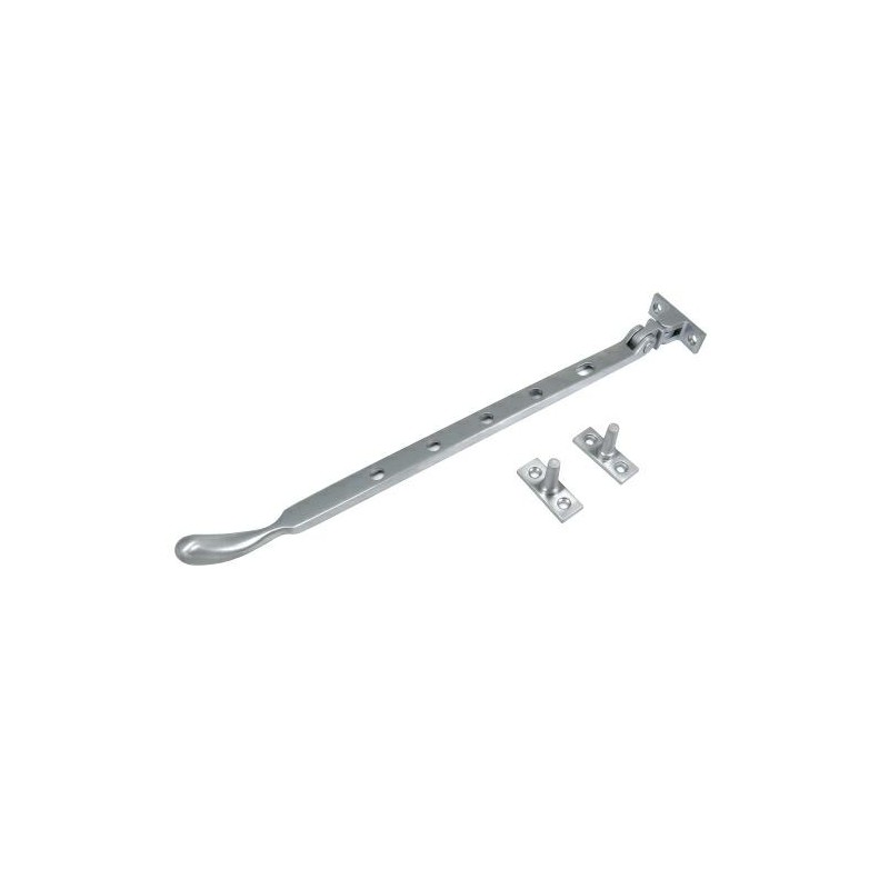 Ogranicznik okienny Blokada otwarcia Casement Bulb 300mm chrom satyna