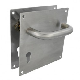 Klamka na wkładkę szyld 180x180mm INOX AMIG mod. 3CB70