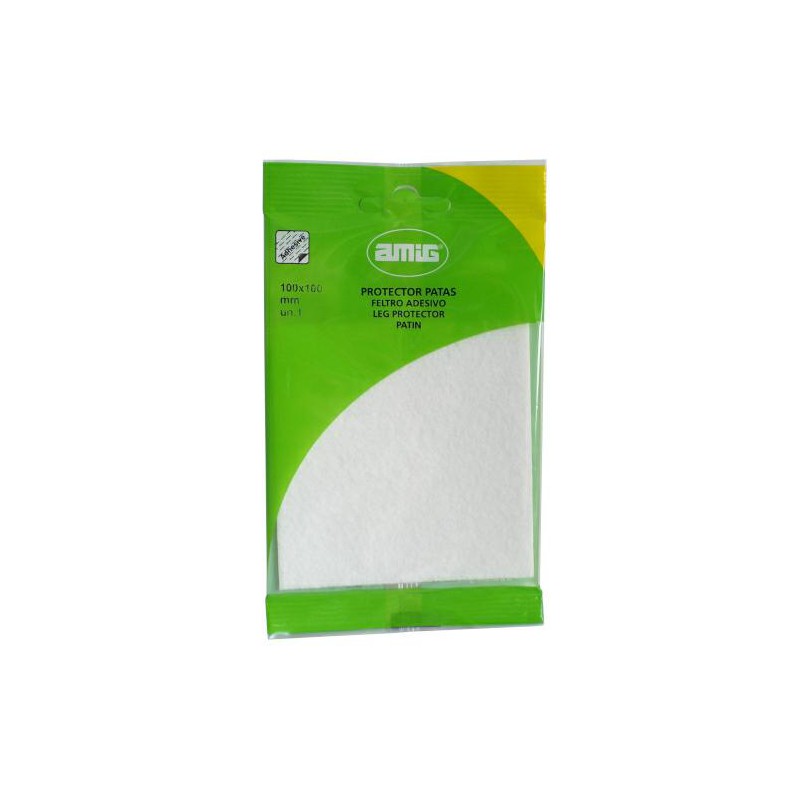 Podkładka filcowa 100x100mm biała 1szt mod.80 przyklejana