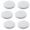 Podkładki filcowe okrągłe 30mm białe 6szt. mod.80 przyklejane DIS