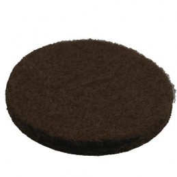 Podkładki filcowe okrągłe 30mm brąz 6szt. mod.80 przyklejane