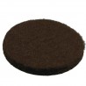 Podkładki filcowe okrągłe 30mm brąz 6szt. mod.80 przyklejane