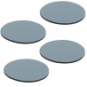 Podkładka ślizg do mebli z teflonu PTFE 38mm szary przyklejany 4szt. mod.76