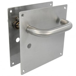 Klamka do WC 47mm na szyldzie 180x180mm INOX mod. 3CW47