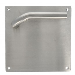 Klamka ze stali nierdzewnej INOX na szyldzie 180x180mm mod. 20C AMIG