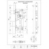 Zamek PATENT 90/50 F18 wkł trz9 rj ch.ma
