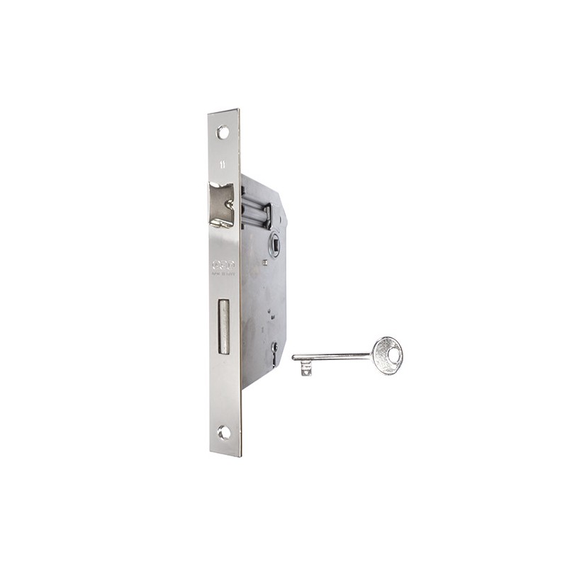 Zamek na klucz 70/60 niklowany F20x188 prost. PATENT Piccola