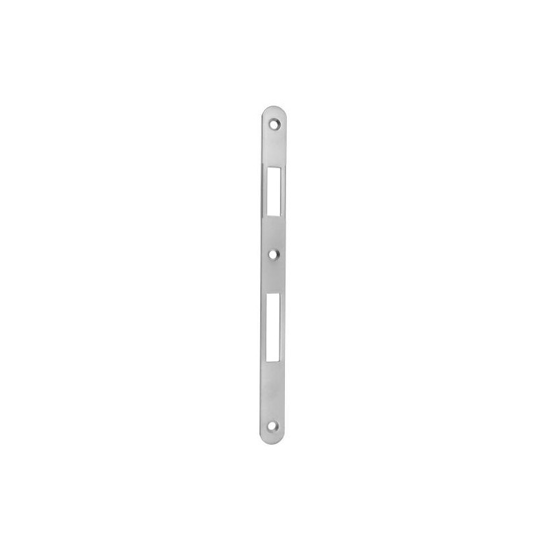 Zaczep 18x238mm końce chrom mat zaokrąglone do zamków PATENT