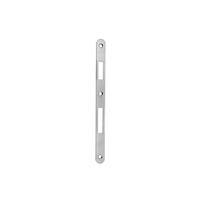 Zaczep 18x238mm końce nikiel połysk zaokrąglone do zamków PATENT