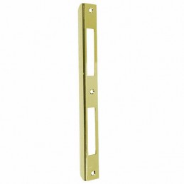 Zaczep kątowy 208x20x10mm mosiądzowany do zamków PATENT