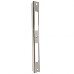 Zaczep kątowy 208x20x10mm niklowany do zamków PATENT