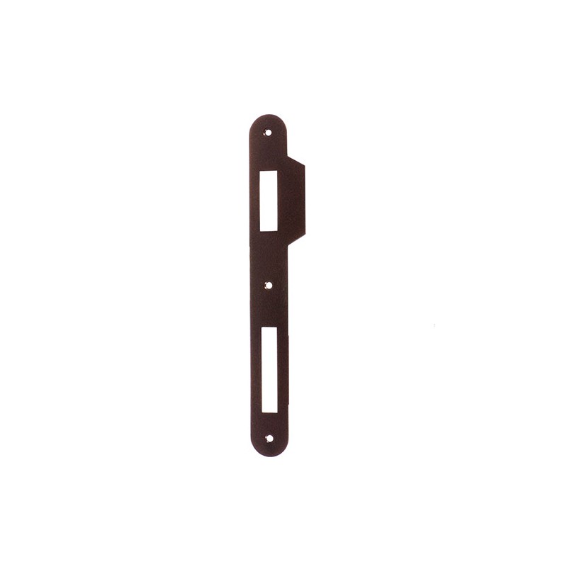 Zaczep z najazdem 193x22mm płetwa 10mm brązowy do zamków PATENT