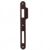 Zaczep z najazdem 193x22mm płetwa 10mm brązowy do zamków PATENT