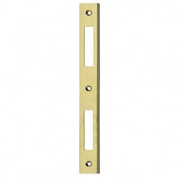 Zaczep kątowy 194x22x4mm mosiądzowany prostokątny do zamków PATENT