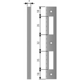 Zaczep PATENT Pi F20/138 kąt. kwa. niklo