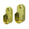 Wspornik drążka ubraniowego 30x15mm złoty 2szt mod.7