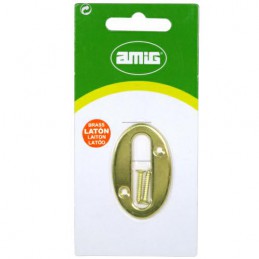 Cyfra 0 mosiężna 5cm przykręcana