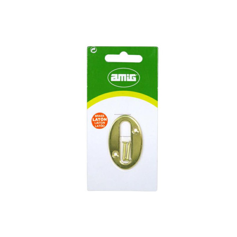 Cyfra 0 mosiężna 5cm przykręcana