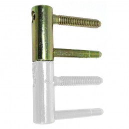 Zawias wkręcany z regulacją fi.20mm (część żeńska) żółty ocynk mod.2150