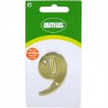 Numer 9 - 5cm mosiężny
