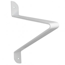 Wspornik półki stalowy biały 240x240mm mod. BELLUCCI