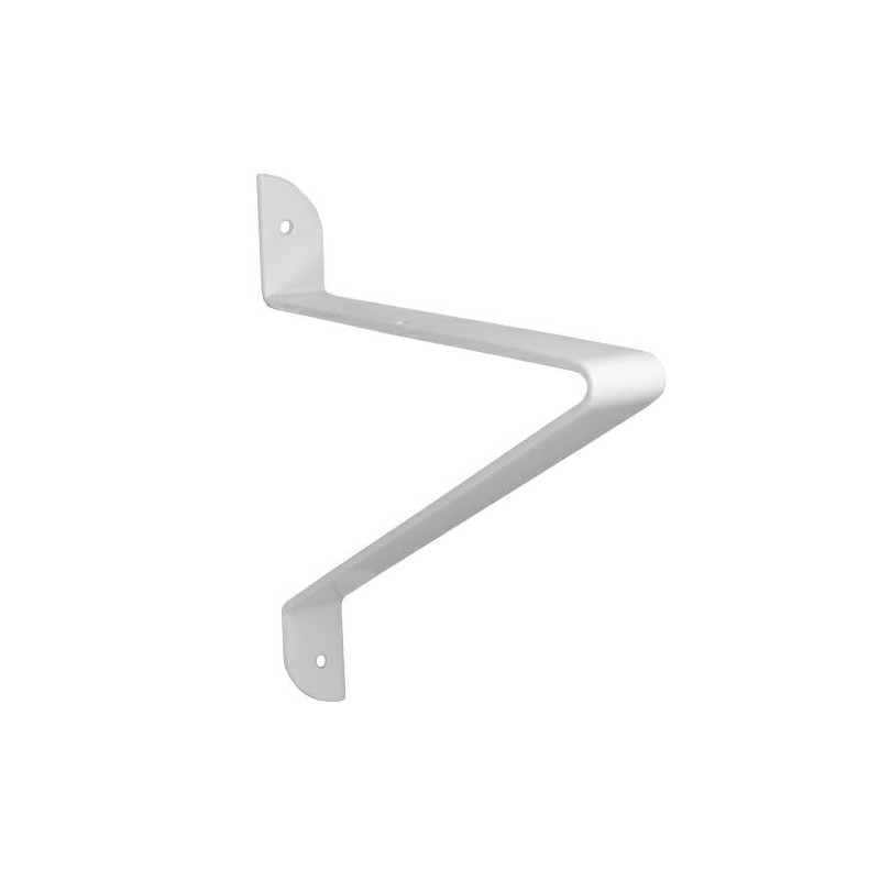 Wspornik półki stalowy biały 240x240mm mod. BELLUCCI