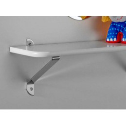 Wspornik półki stalowy czarny 240x240mm mod. BELLUCCI