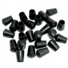 Nakładki meblowe do nóg 14mm gumowe czarne 25szt mod.656