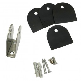 Łącznik kabiny WC Inox do płyty 13mm mod.113