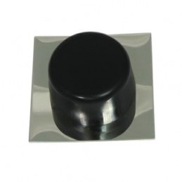 Odbój przyklejany czarny / chrom odbojnik ścienny mod. 405