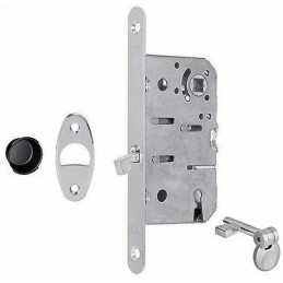 Zamek hakowy na klucz 70/50 czoło 16x168mm chrom mat SCIVOLA-T