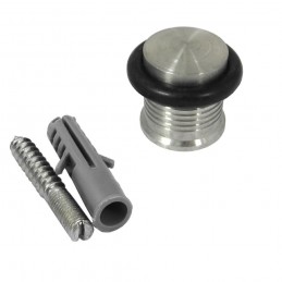 Odbój drzwiowy 22x23mm INOX odbojnik podłogowy mod. 304