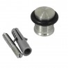 Odbój drzwiowy 22x23mm INOX odbojnik podłogowy mod. 304
