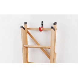 Hak pojedynczy 14cm z gumą ref. 372