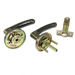 Klamka z zamkiem pokojowa złoto antyczne mod. 731