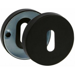 Szyld klucza rozeta okrągła 53mm INOX czarny mod.4RX