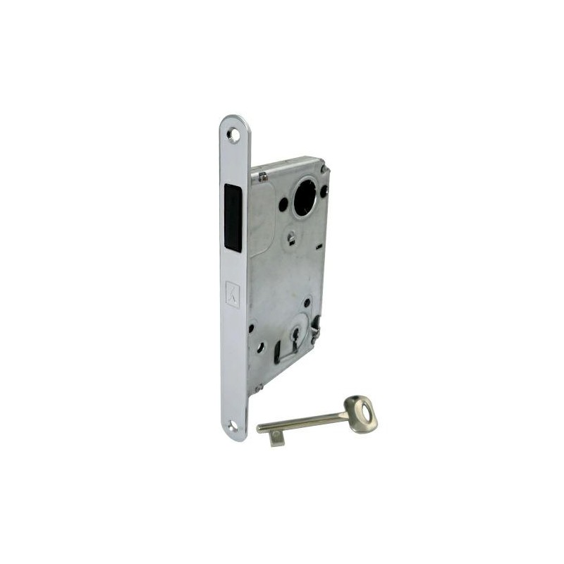 Zamek magnetyczny na klucz 90/50 chrom połysk Bonaiti Twin