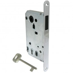 Zamek magnetyczny na klucz 90/50 chrom połysk Bonaiti Twin