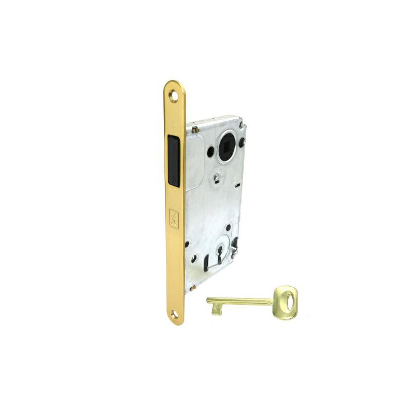 Zamek magnetyczny na klucz 90/50 złoty Bonaiti Twin