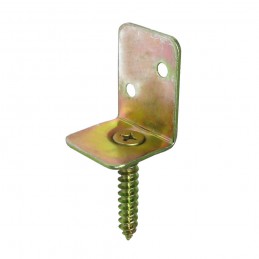 Łącznik kątowy mod.10-30 żółty ocynk