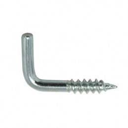 Hak prosty haczyk wkręcany 2,5x20mm cynkowany 26szt